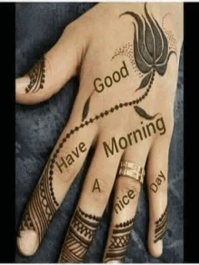 Good Morning Bollywood GIF - Good Morning Bollywood Henna GIFs