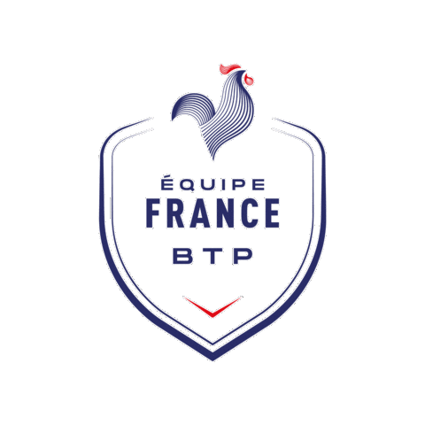 Ffb équipe De France Btp Sticker - Ffb équipe De France Btp équipe France Btp Stickers
