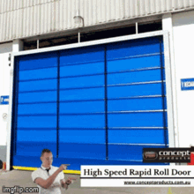 high speed rapid roll door concept products door
