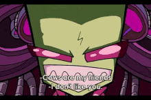 I Don'T Like You GIF - Invader Zim Cow Alien GIFs