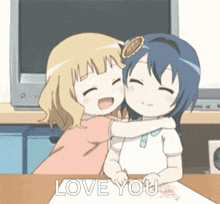 Anime Cuddle GIF