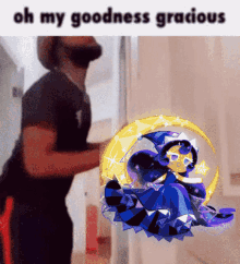 Oh My Goodness Gracious Moonlight Cookie GIF - Oh My Goodness Gracious Moonlight Cookie Cookie Run GIFs