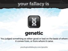 Genetic Fallacy GIF