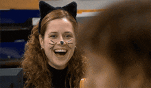 Happy Pam Beesly GIF - Happy Pam Beesly Pam Cat GIFs