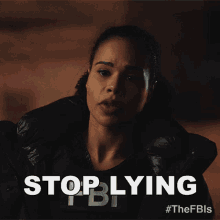 Stop Lying Special Agent Sheryll Barnes GIF - Stop Lying Special Agent Sheryll Barnes Fbi Most Wanted GIFs