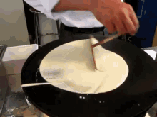 The Making Of A Delicious French Crepe GIF