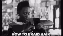 How To Braid Hair Braiding Hair GIF - How To Braid Hair Braiding Hair Indique Hair GIFs