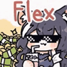 Flex Catgirl GIF - Flex Catgirl Karyl GIFs