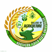 a logo for the college of agriculture in northern iloilo state