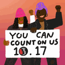 Count On Eachother You Can Count On Us GIF - Count On Eachother You Can Count On Us October17 GIFs