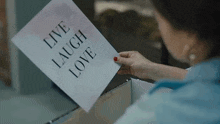 Live Laugh Love The American Society Of Magical GIF - Live Laugh Love The American Society Of Magical Comfort Message GIFs