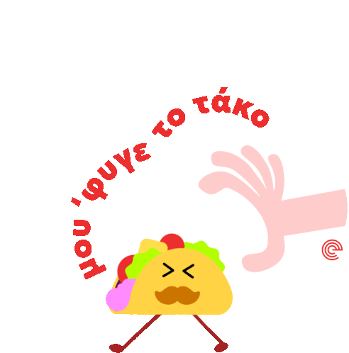 Taco Mexican Food Sticker