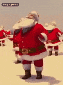 Santa Claus Dancing.Gif GIF - Santa Claus Dancing Dancing Christmas Celebration GIFs