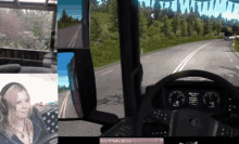 Trucker Girl Truckercassie GIF - Trucker Girl Truckercassie Euro Truck Simulator GIFs