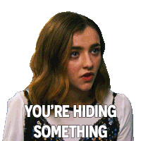 You'Re Hiding Something Claire Sticker - You'Re Hiding Something Claire Ashley Boettcher Stickers