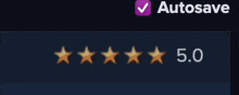 an arrow pointing to a star that is 0.5