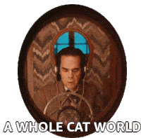 A Whole Cat World Hg Wells Sticker - A Whole Cat World Hg Wells Herbert George Wells Stickers