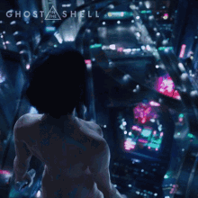free fall scarlett johansson major ghost in the shell dropping