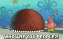 Who Are You People Spongebob GIF - Who Are You People Spongebob Patrick GIFs