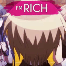 Danganronpa Anime GIF - Danganronpa Anime Im Rich GIFs