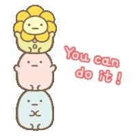 Summiko Gurashi Summiko-gurashi Sumikkogurashi Sticker - Summiko Gurashi Summiko-gurashi Sumikkogurashi You Can Do It Stickers