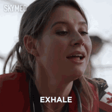 Exhale Hayley GIF - Exhale Hayley Natasha Calis GIFs