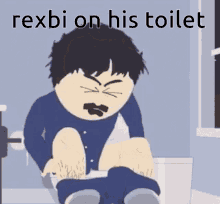 Rexbi Toilet GIF - Rexbi Toilet South Park GIFs
