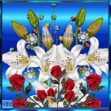 Köszönöm Flowers GIF - Köszönöm Flowers Glittery GIFs