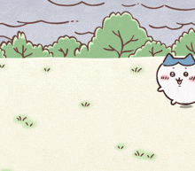 a cartoon drawing of a cat and a bear