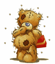 tatty teddy sparkle gift bear present