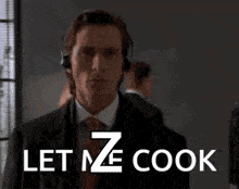 Let Me Cook Cooking Up GIF - Let Me Cook Cooking Up American Psycho GIFs