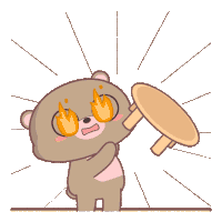 Baby Bear Brown Sticker