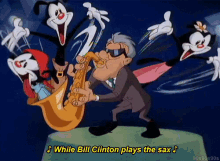 Animaniacs - Bill Clinton GIF - Bill Clinton GIFs
