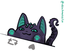Nyarla Eldritch Kitty GIF - Nyarla Eldritch Kitty Like Retweet GIFs