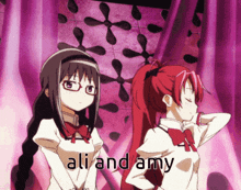 ali and amy are the names of two anime girls
