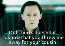 Loki Ooh GIF - Loki Ooh Hurts Doesnt It GIFs