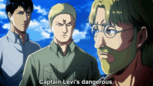 Reiner Captain Levis Dangerous GIF - Reiner Captain Levis Dangerous Zeke GIFs