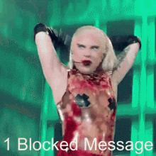 Blocked Message 1blocked Message GIF - Blocked Message 1blocked Message Gaga Blocked Message GIFs