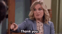 Amy Phoeler Parks And Rec GIF - Amy Phoeler Parks And Rec Thank You GIFs
