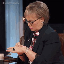 Testing Out The Product Arlene Dickinson GIF