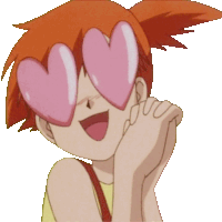 Heart Eyes Misty Sticker