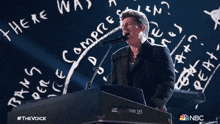 Performing On An Electronic Organ Charlie Puth GIF - Performing On An Electronic Organ Charlie Puth The Voice GIFs