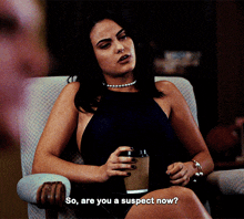 Riverdale Veronica Lodge GIF - Riverdale Veronica Lodge So Are You A Suspect Now GIFs