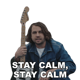 Stay Calm Stay Calm Kevin Morby Sticker - Stay Calm Stay Calm Kevin Morby Campfire Song Stickers