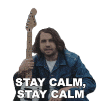 Stay Calm Stay Calm Kevin Morby Sticker - Stay Calm Stay Calm Kevin Morby Campfire Song Stickers