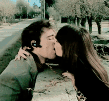laliter couple kiss make out intimate