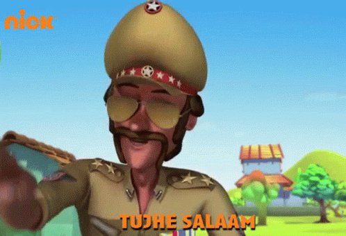 Tujhe Salaam Salute You GIF - Tujhe Salaam Salute You Inspector Chingam - Discover & Share GIFs Tujhe Salaam Salute You GIF - Tujhe Salaam Salute You Inspector Chingam - Discover & Share GIFs