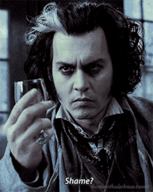 Johnny Depp Sweeney Todd GIF - Johnny Depp Sweeney Todd Shame GIFs