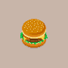 8bit Burger GIF - 8bit Burger GIFs