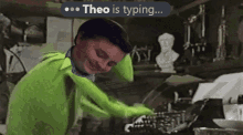 Theo Is GIF - Theo Is Typing GIFs